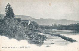 Bords de l`arve cote suisse